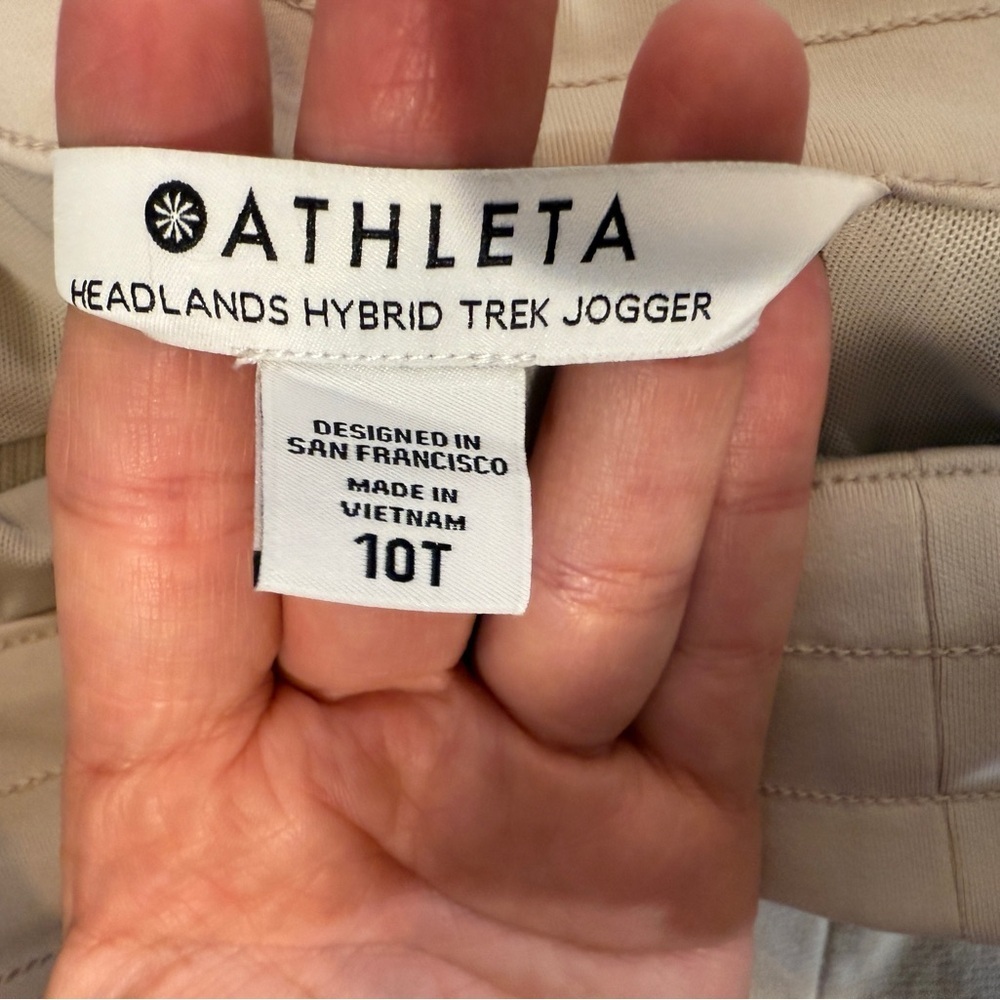 Women’s ATHLETA Highlands Hybrid Trek Joggers- Size 10 TALL - Picture 6 of 9